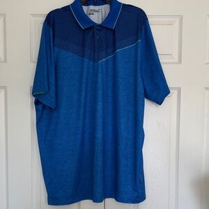 Nike Men's Vibrant Blue Polo Shirt